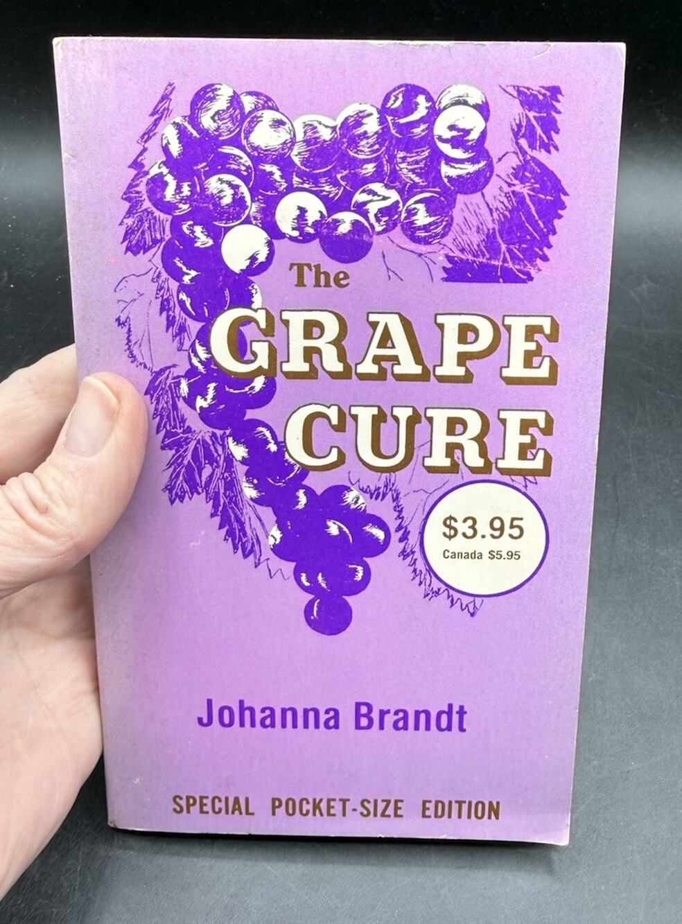 The Grape Cure by Johanna Brandt Natural Healing Alternative Health